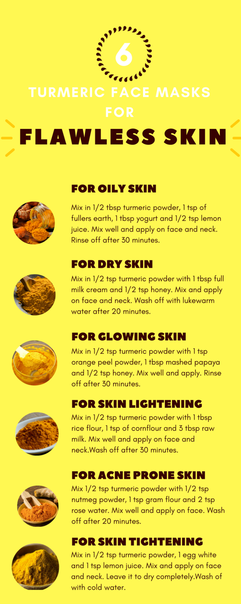 6 Turmeric Face Masks for Glowing and Flawless Skin Beauty and Blush