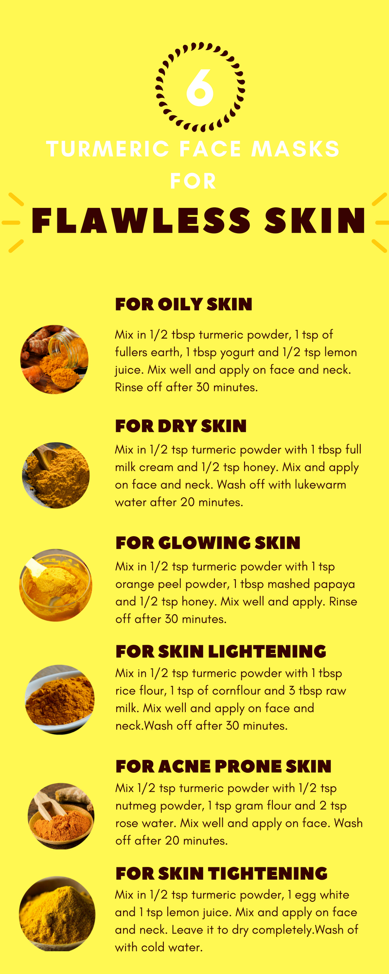 Turmeric Face Masks For Glowing And Flawless Skin Beauty And Blush