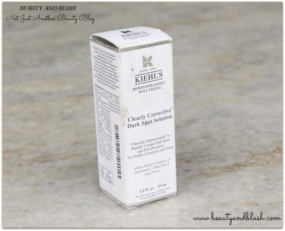 Kiehl’s Clearly Corrective Dark Spot Solution: Testing and Review: Part Two