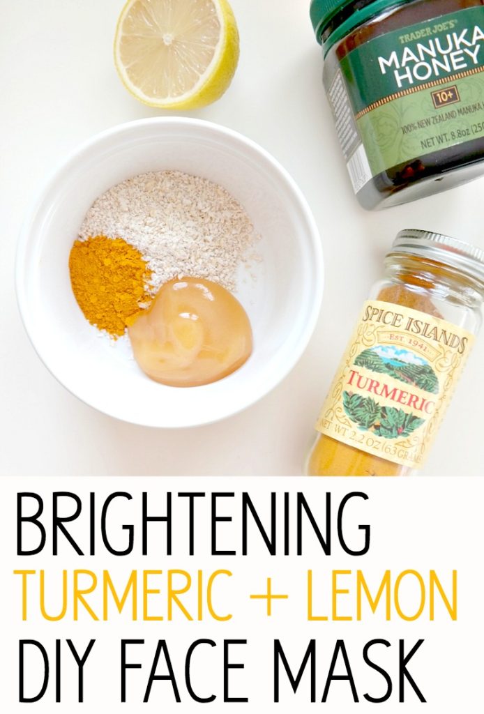 Brightening Turmeric and Lemon DIY Face Mask