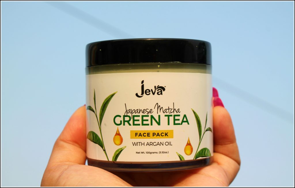 Jeva Japanese Matcha Green Tea Face Pack with Argan Oil Review