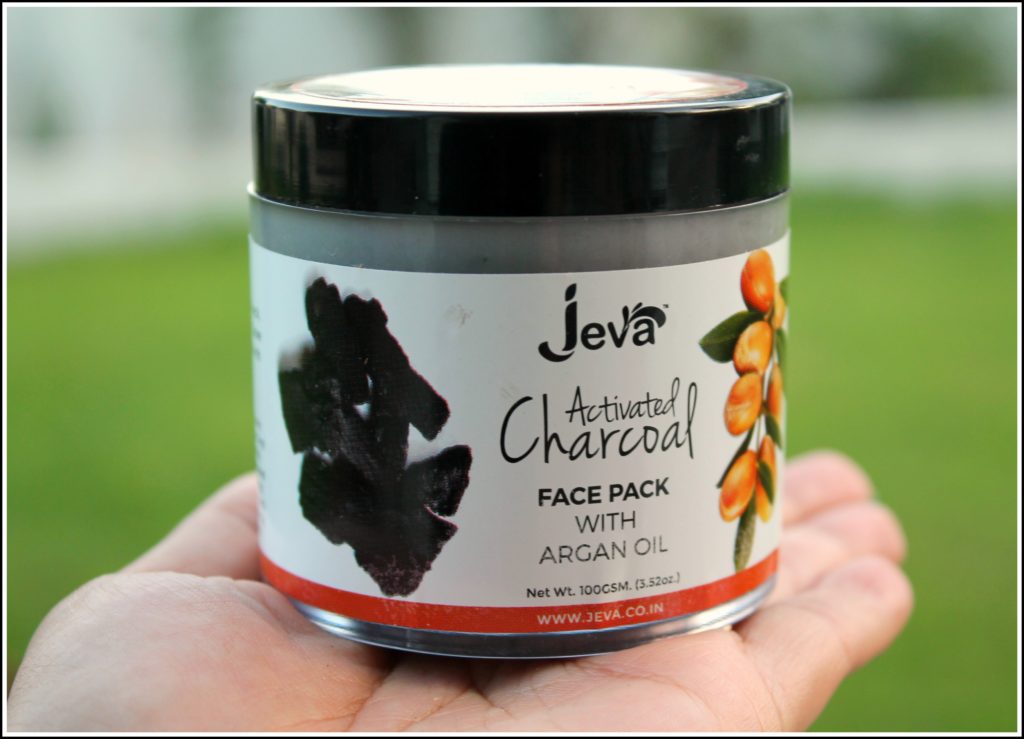 Jeva Activated Charcoal Face Pack With Argan Oil Review