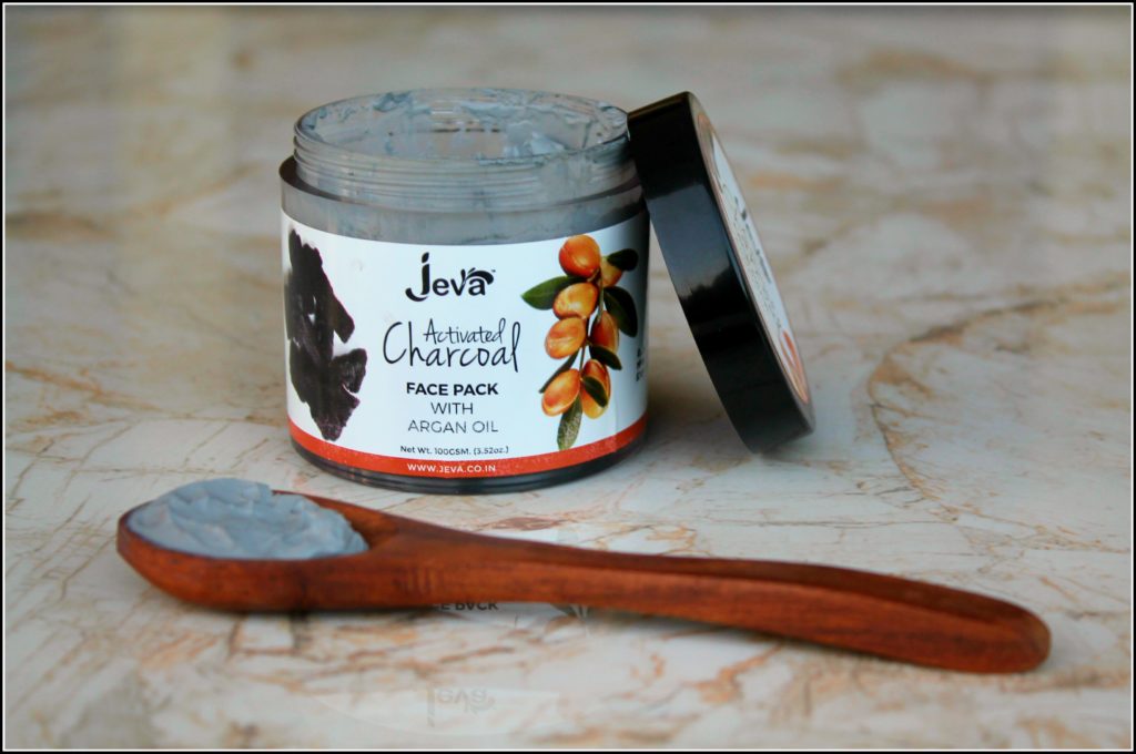 Jeva Activated Charcoal Face Pack With Argan Oil Review