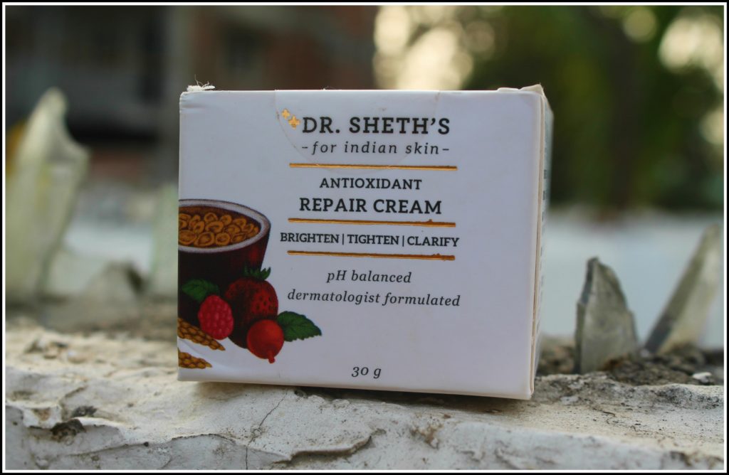 Dr. Sheth's Antioxidant Repair Cream Review